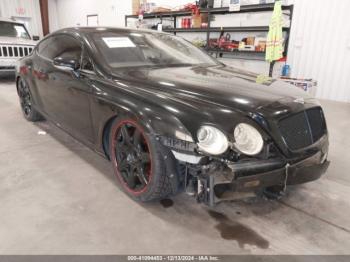  Salvage Bentley Continental Gt