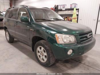  Salvage Toyota Highlander