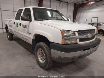  Salvage Chevrolet Silverado 2500