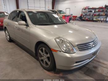  Salvage INFINITI G35