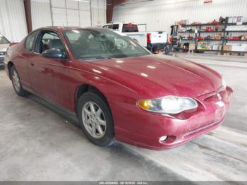  Salvage Chevrolet Monte Carlo