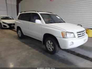  Salvage Toyota Highlander