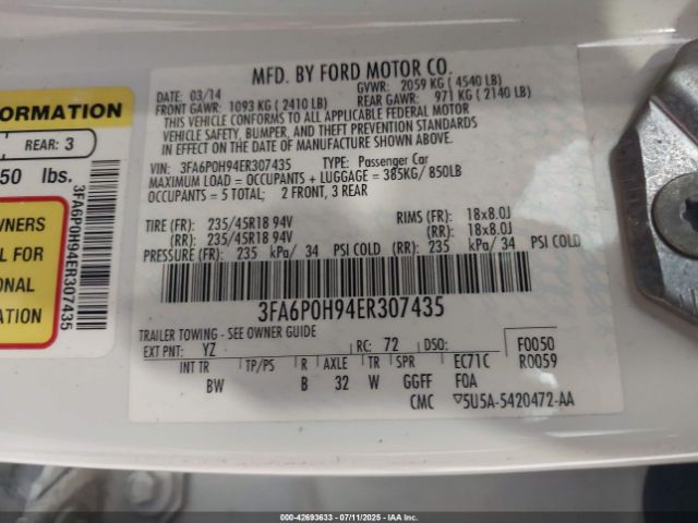 Ford Fusion Se Image 9